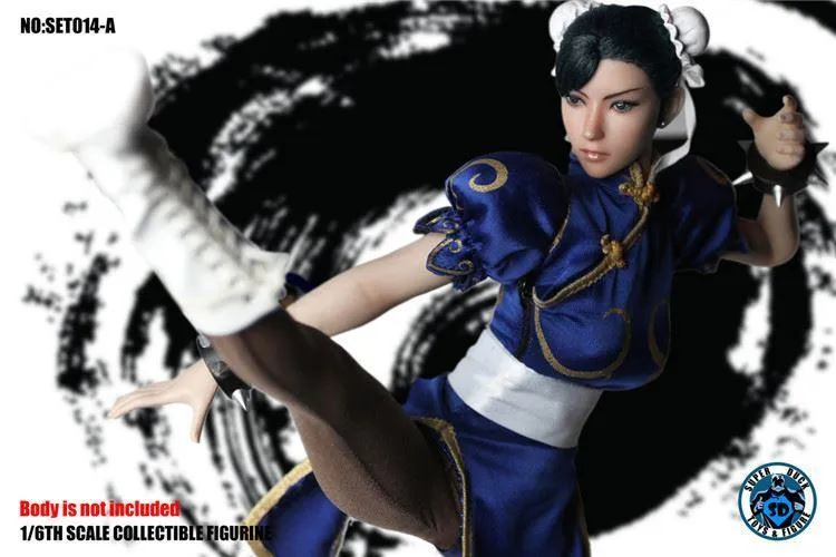 1:6 Chun-Li Blue Seamless Figure