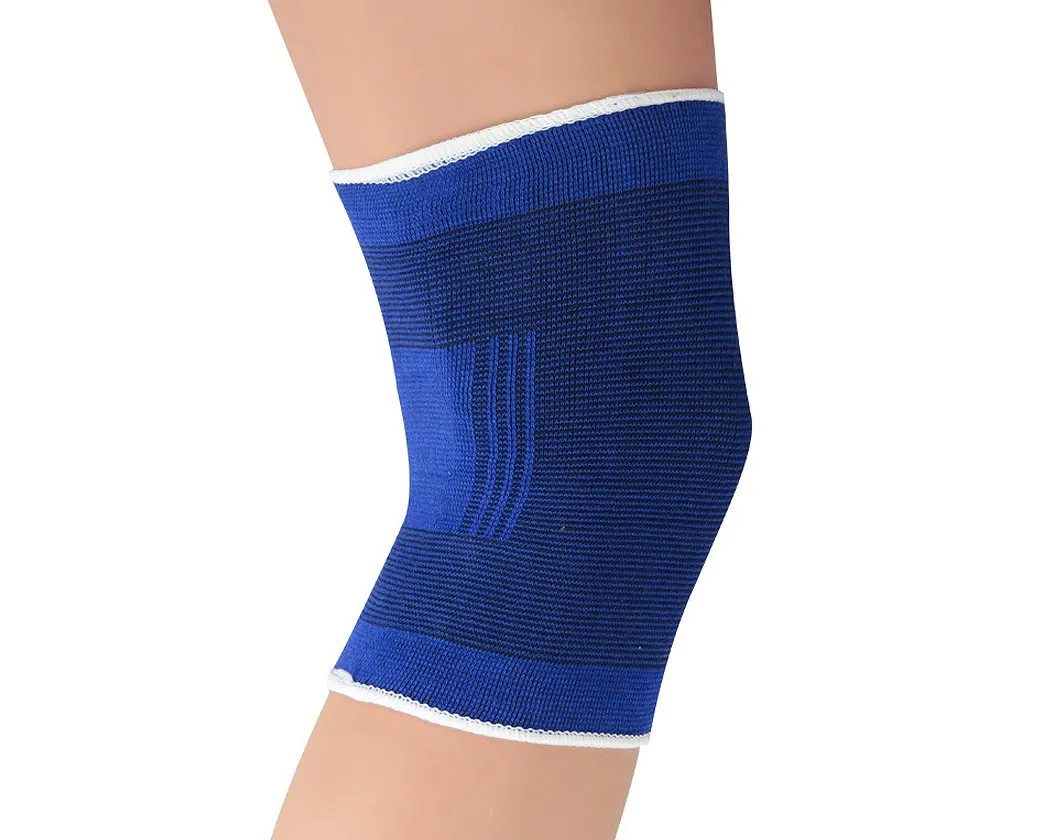 5 Pcs Elastic Wrist Glove Elbow Brace Stretch Ankle Support - Blue