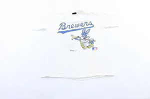 90's Milwaukee Brewers Bugs Bunny Jersey T-Shirt