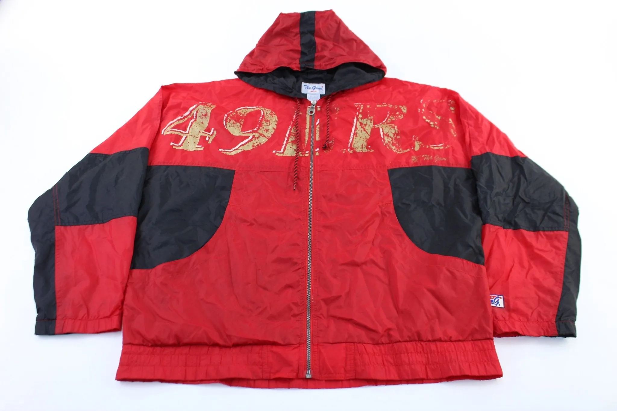 90's San Francisco 49ers Black & Red Zip Up Jacket