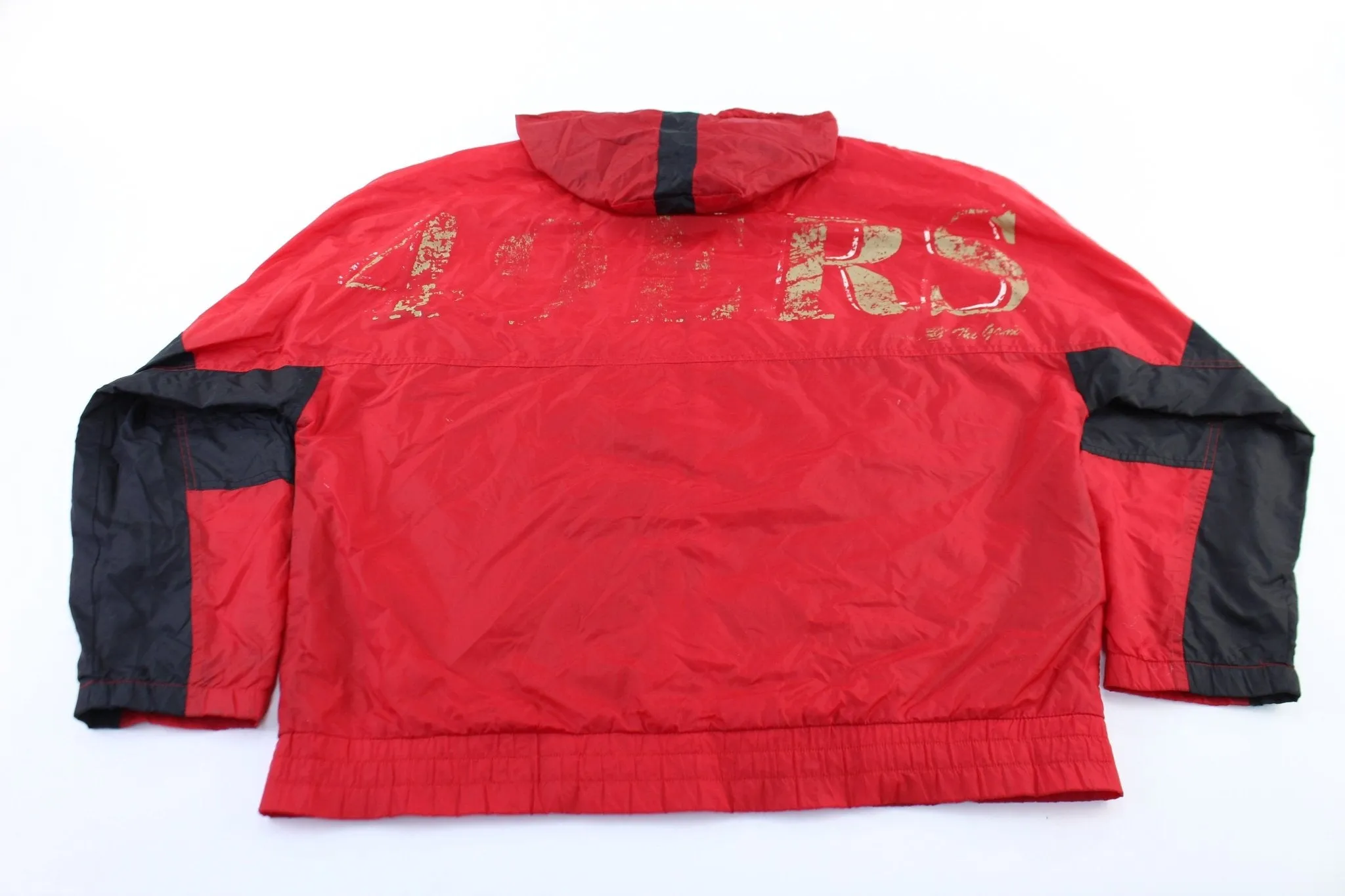 90's San Francisco 49ers Black & Red Zip Up Jacket