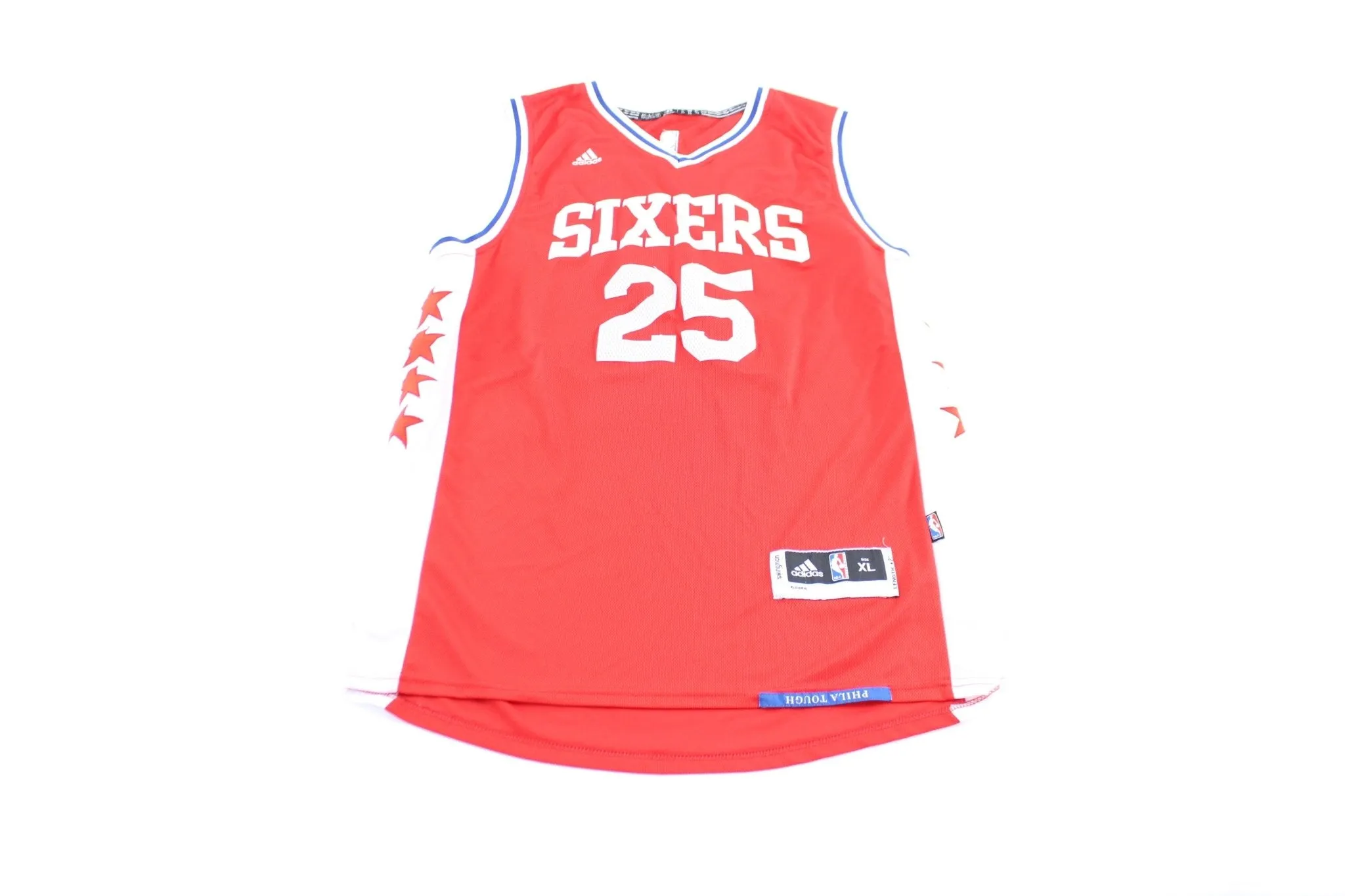 Adidas Embroidered Logo Philadelphia 76ers Ben Simmons Basketball Jersey