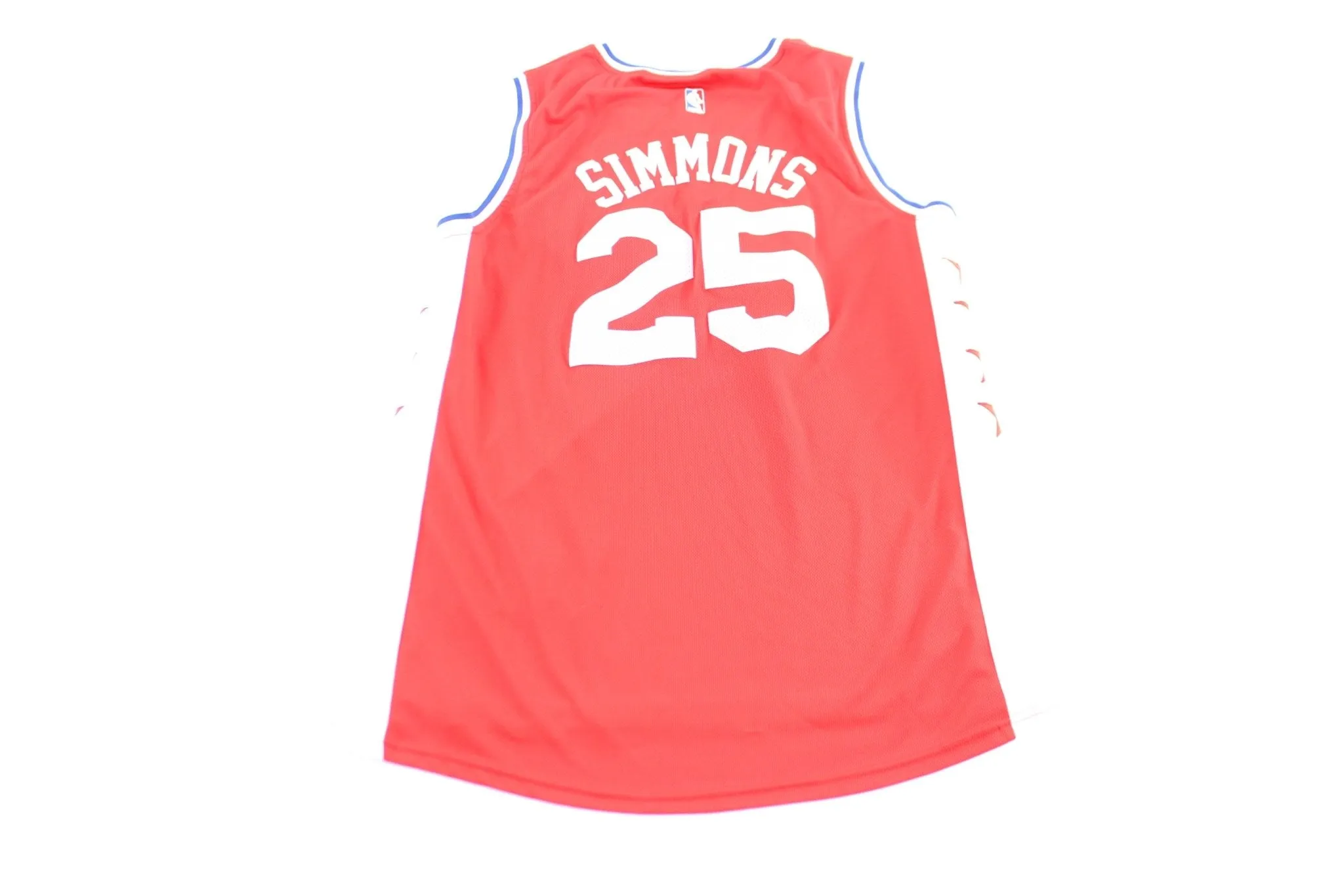 Adidas Embroidered Logo Philadelphia 76ers Ben Simmons Basketball Jersey