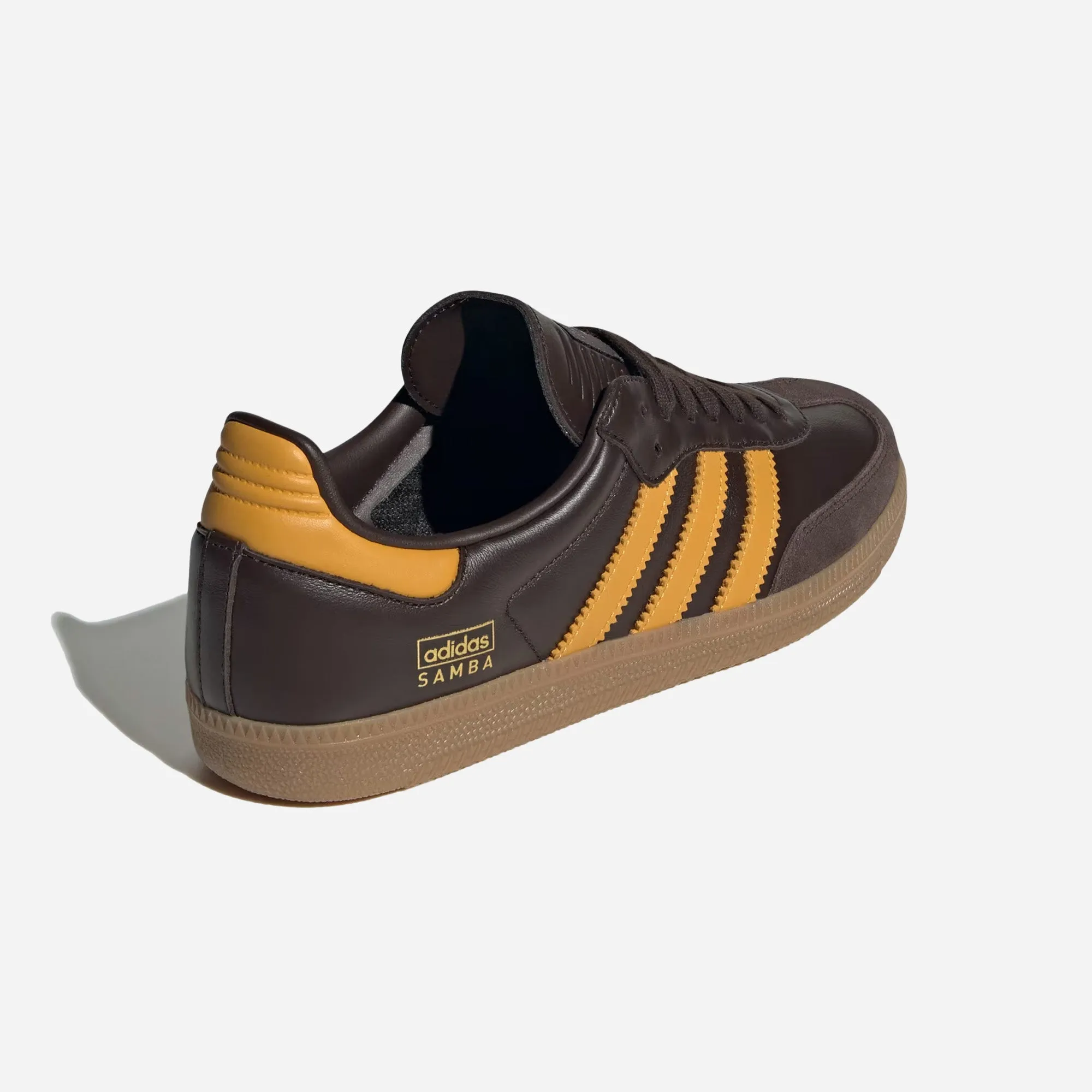 Adidas Samba Shoes Crystal Dark Brown / Preloved Yellow / Gum