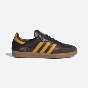 Adidas Samba Shoes Crystal Dark Brown / Preloved Yellow / Gum