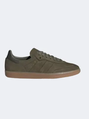 Adidas Samba Unisex Original  Shoes Olive Strata/Gum