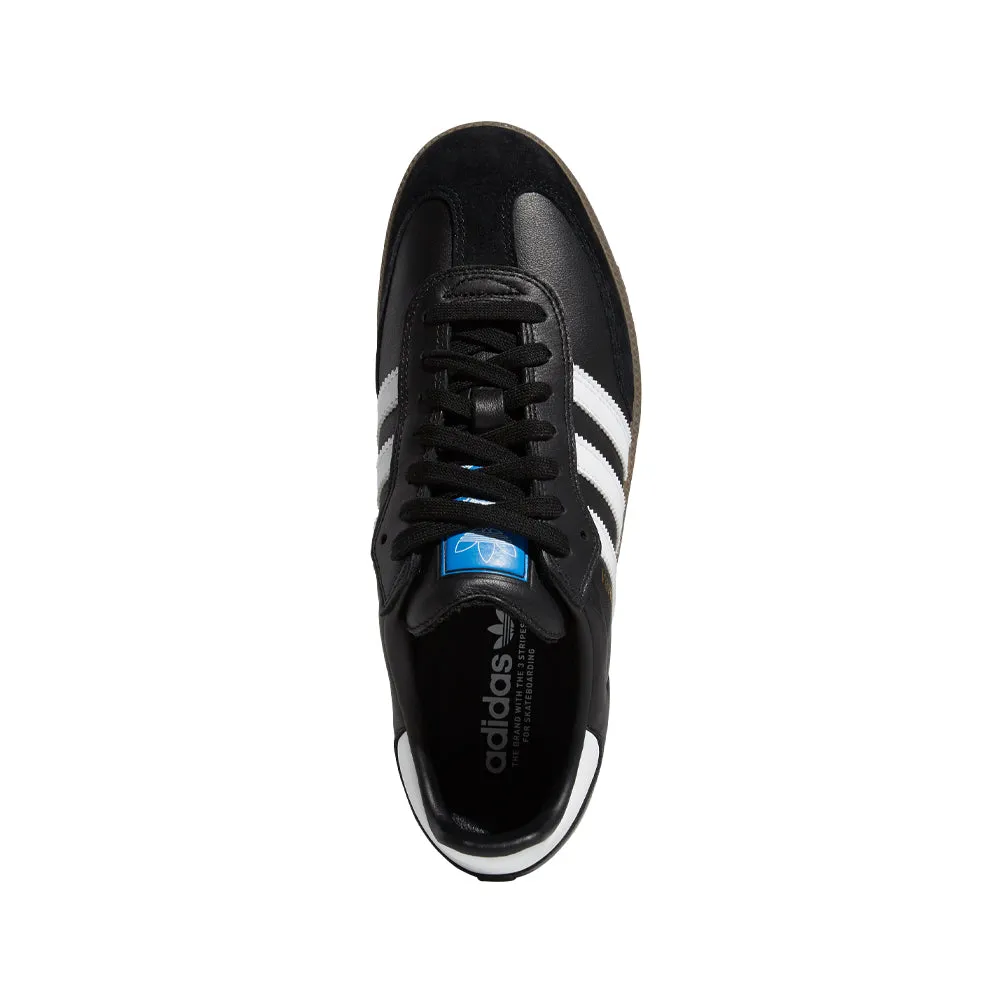 adidas SKATEBOARDING SAMBA ADV SHOES // CBLACK/FTWWHT/GUM5