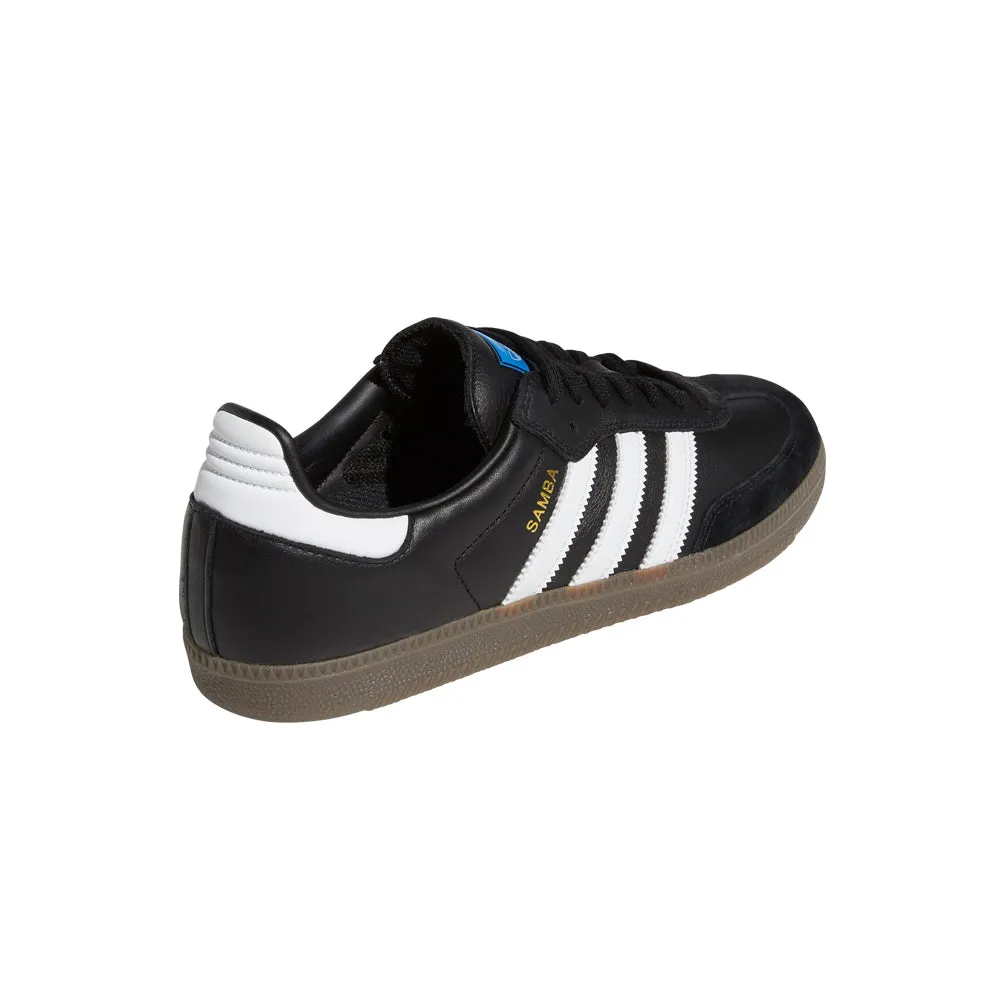 adidas SKATEBOARDING SAMBA ADV SHOES // CBLACK/FTWWHT/GUM5