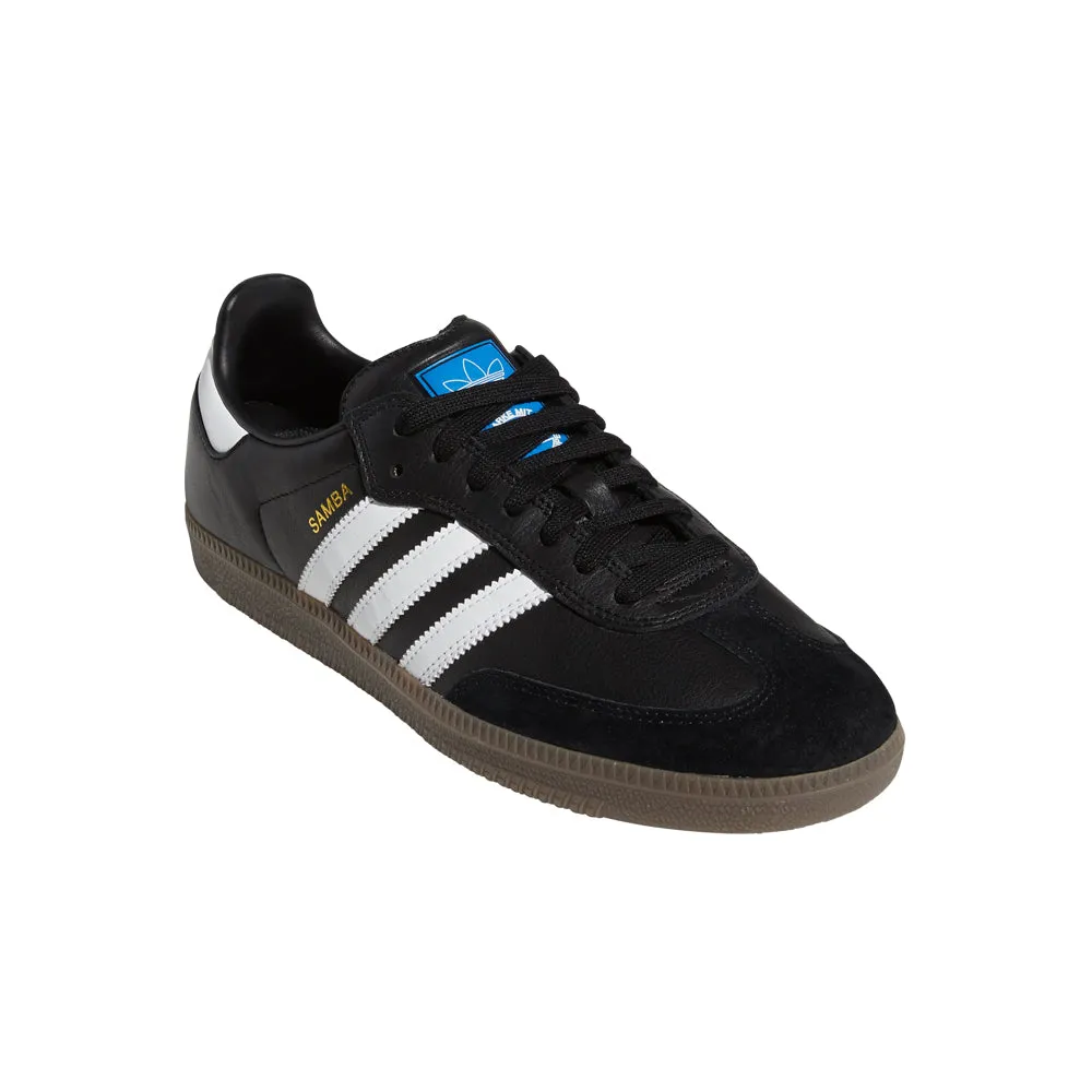 adidas SKATEBOARDING SAMBA ADV SHOES // CBLACK/FTWWHT/GUM5