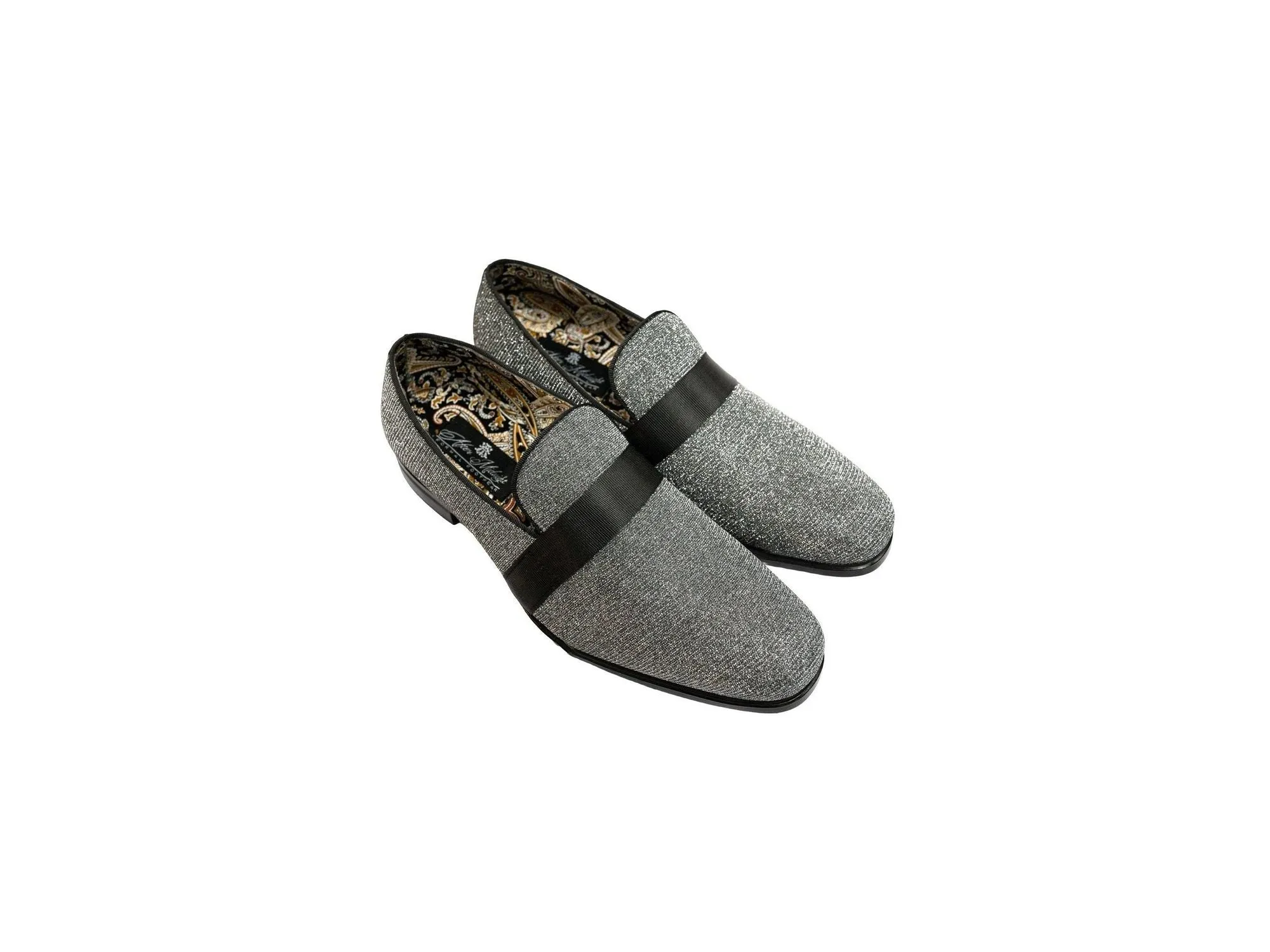 After Midnight Ribbon Band Formal Loafer in Gunmetal