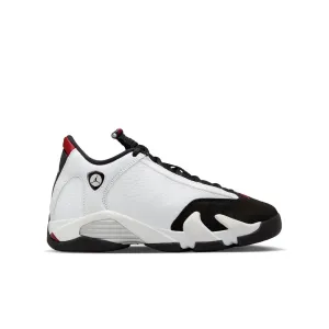 Air Jordan 14 Retro Big Kids' Shoes White/Varsity Red-Black-Metallic Silver