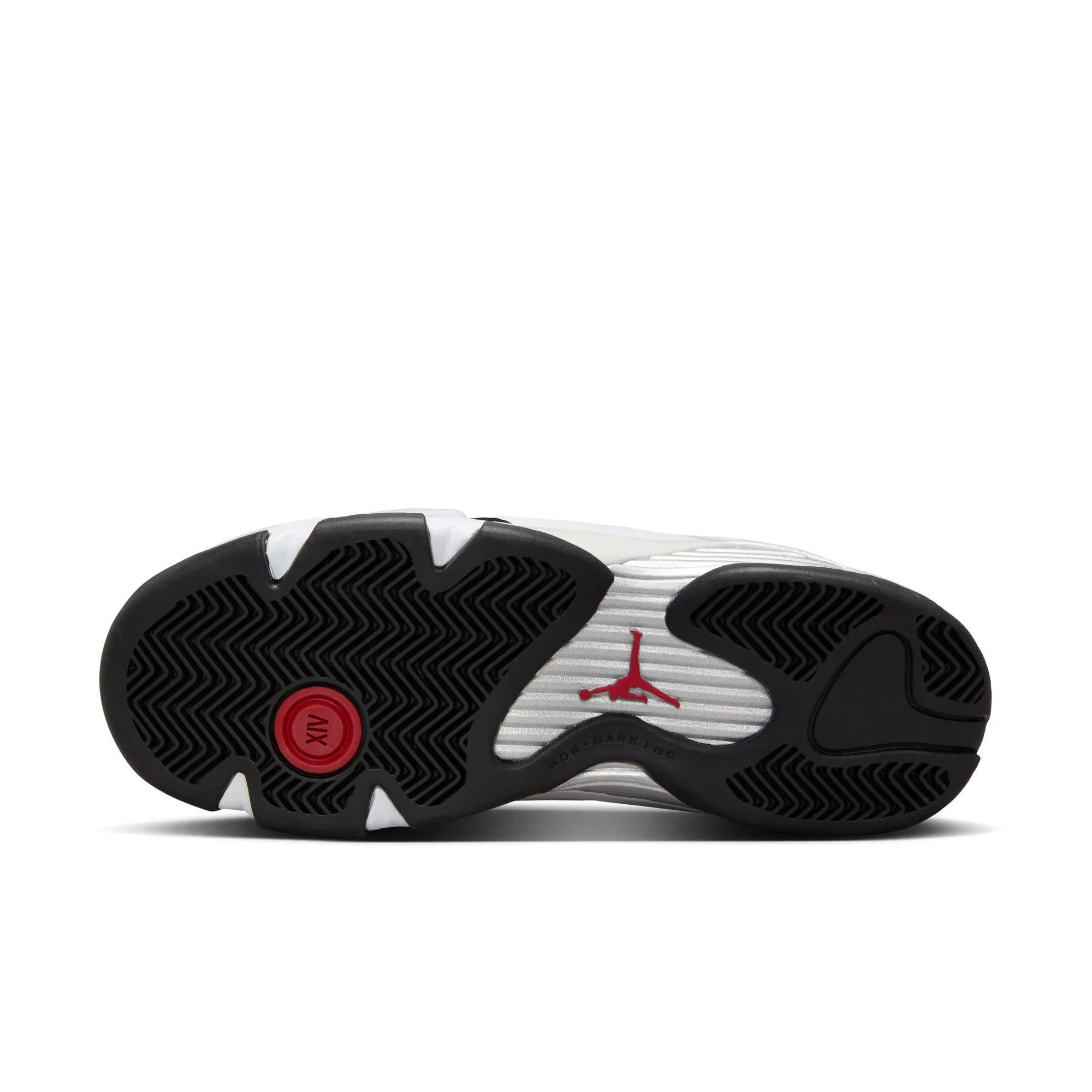 Air Jordan 14 Retro Big Kids' Shoes White/Varsity Red-Black-Metallic Silver