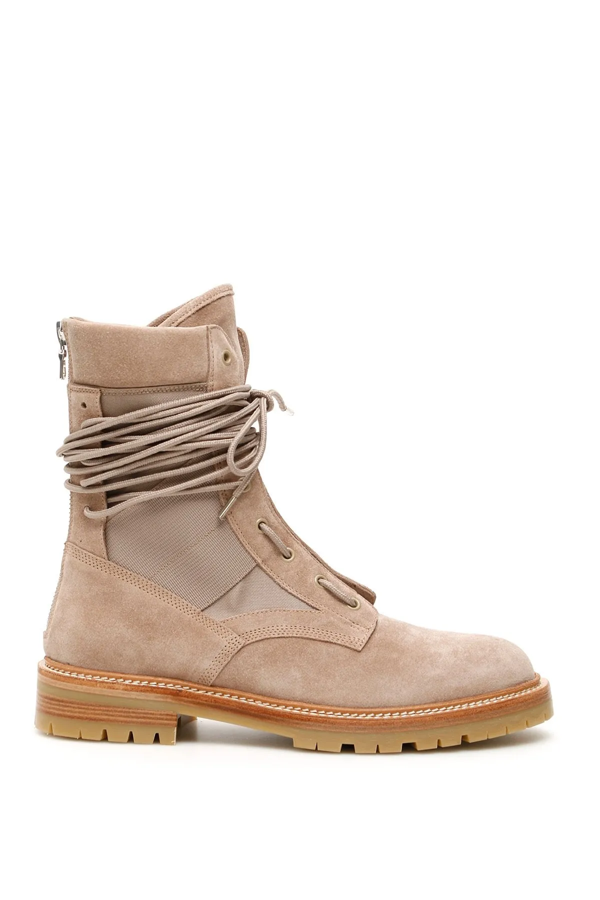 Amiri Panelled Combat Boots