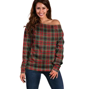 Anderson of Arbrake Tartan Off Shoulder Women Sweater