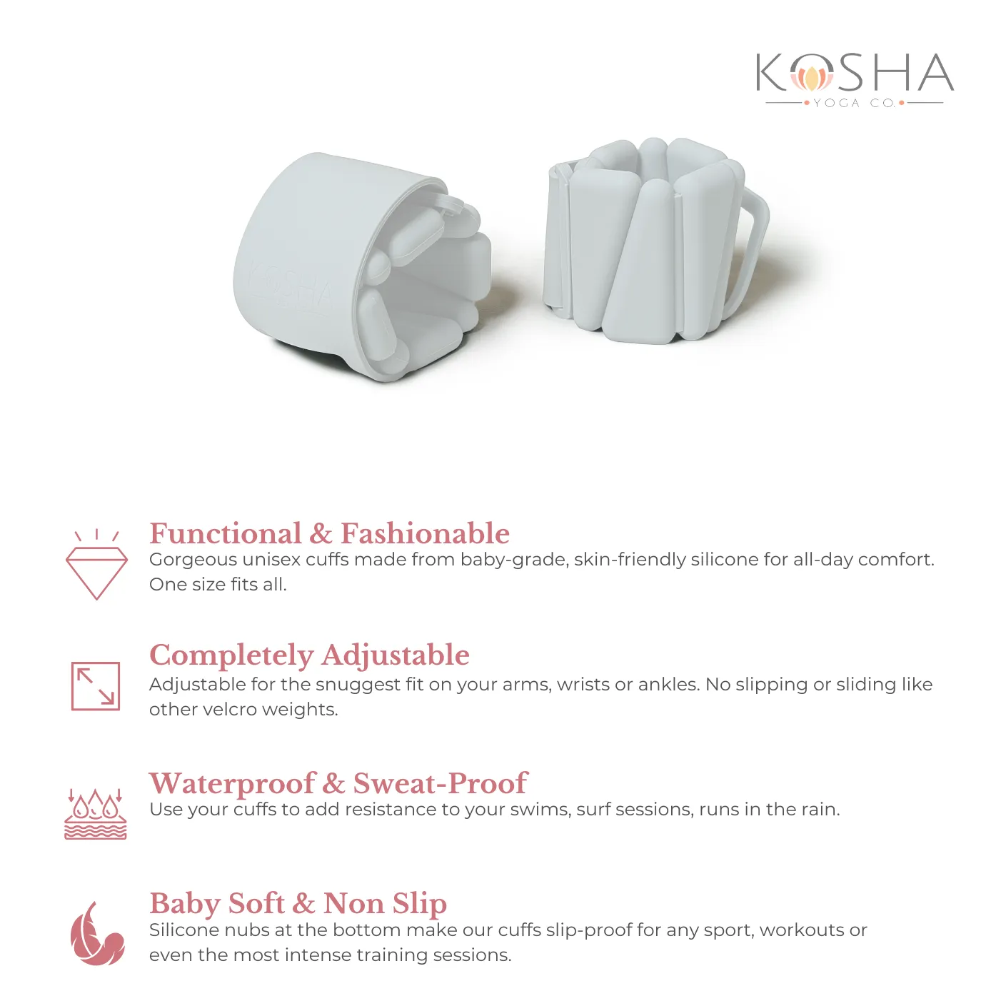 Ankle & Wrist Weights: Kosha Cuffs