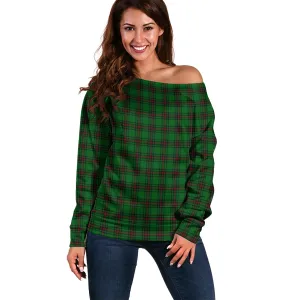 Anstruther Tartan Off Shoulder Women Sweater