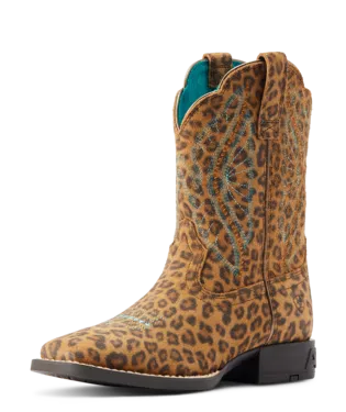 ARIAT KIDS PRIMETIME LEOPARD BOOT