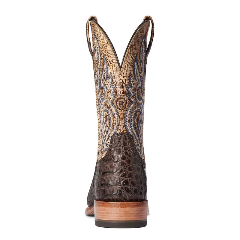 Ariat Relentless Denton Chocolate Caiman Belly Boot