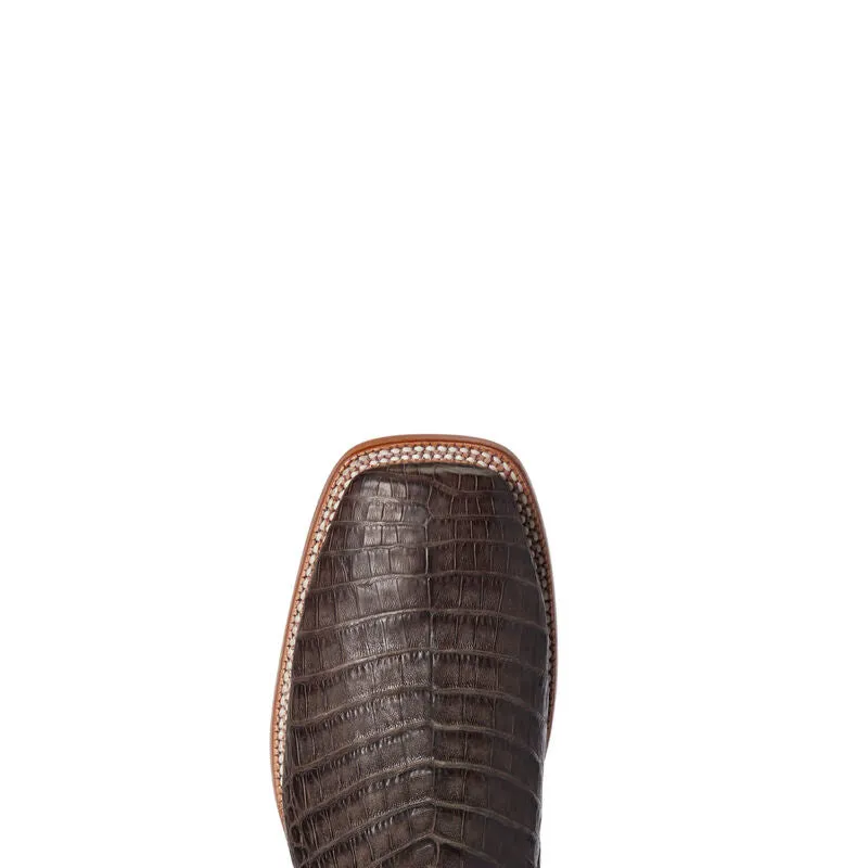 Ariat Relentless Denton Chocolate Caiman Belly Boot