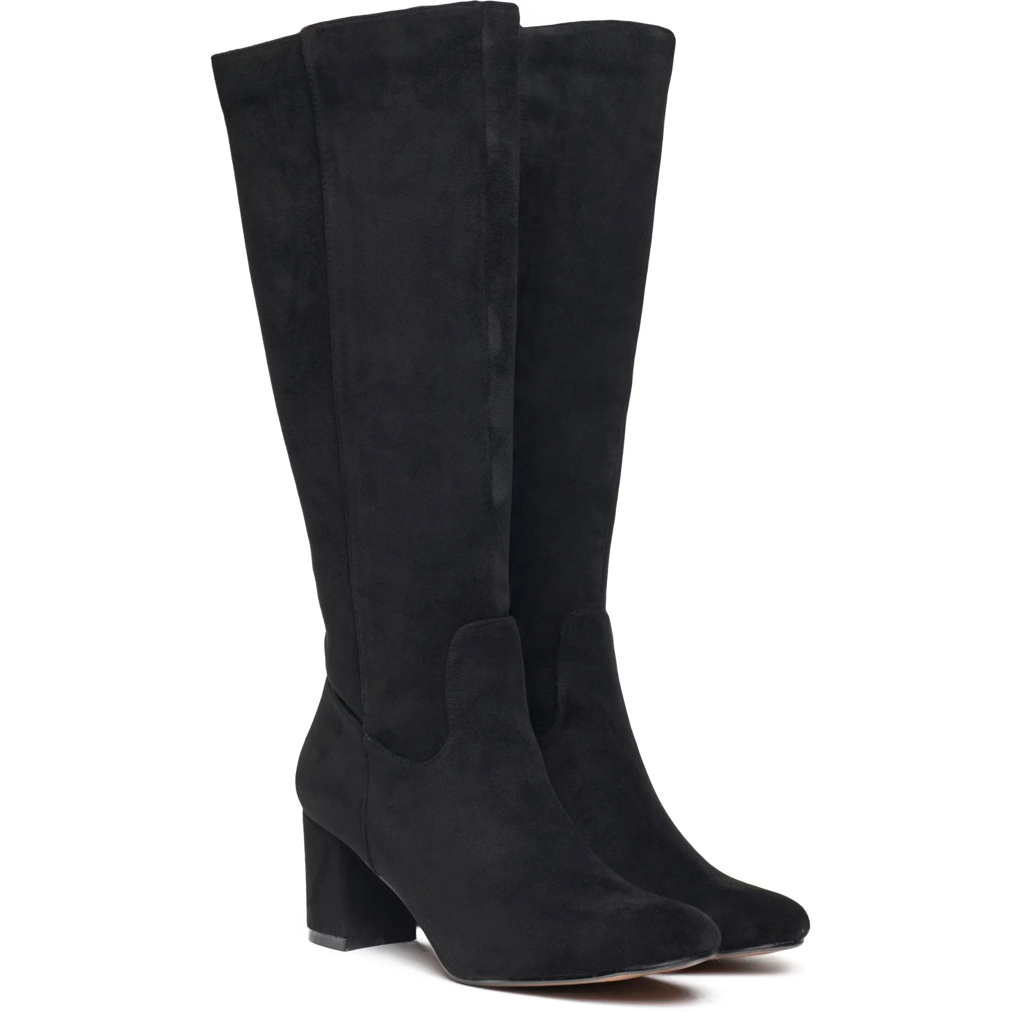 Avocado Women's Vegan Suede Knee High Boots | Black