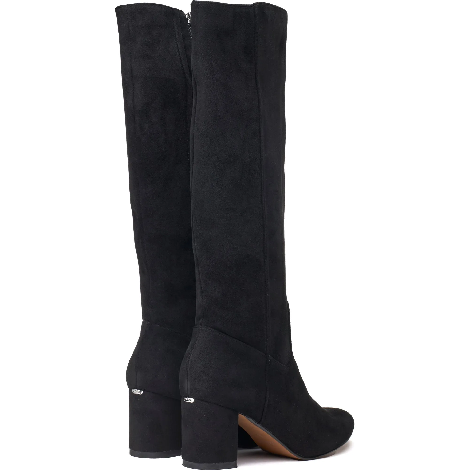 Avocado Women's Vegan Suede Knee High Boots | Black