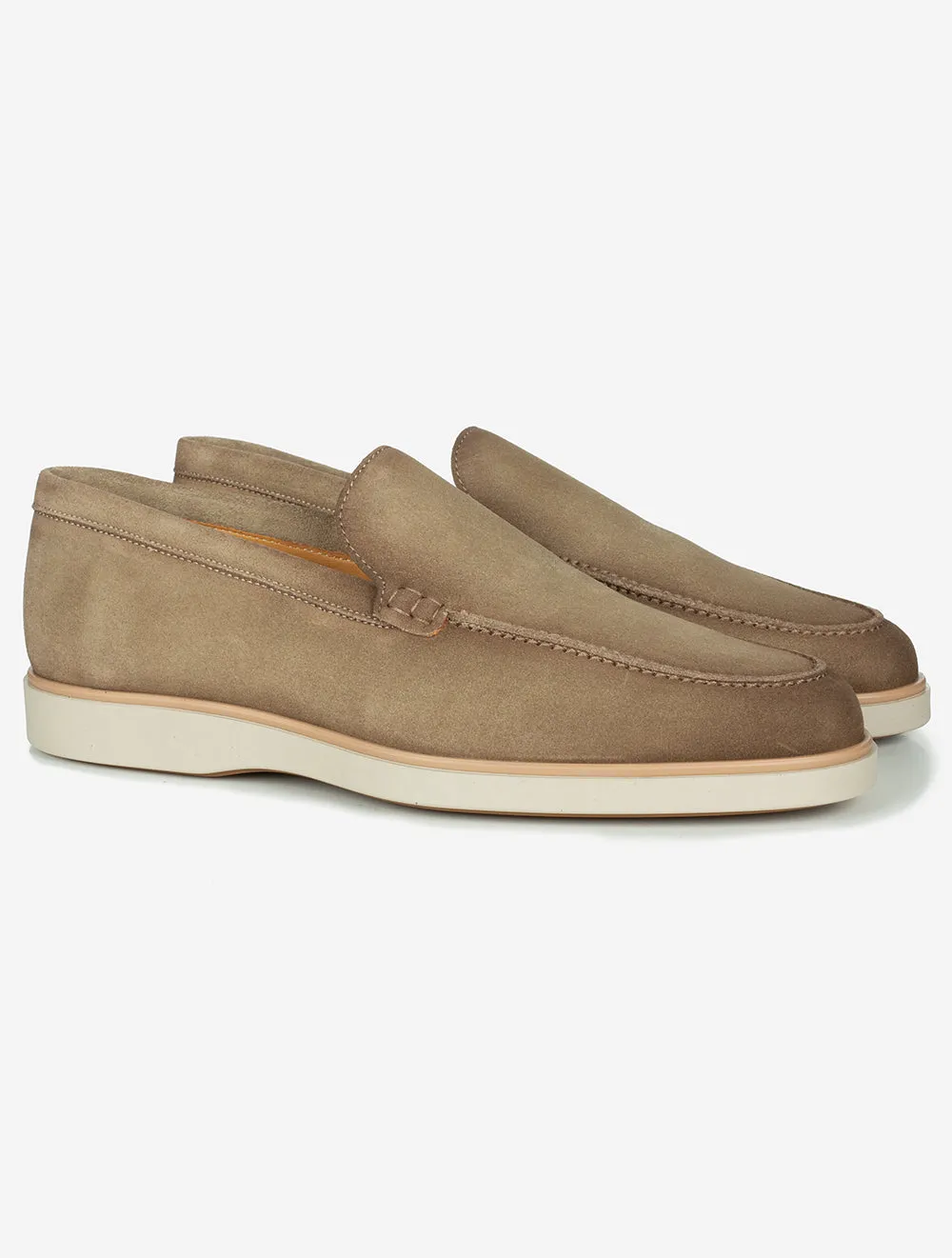 AW Suede Loafer Caramel