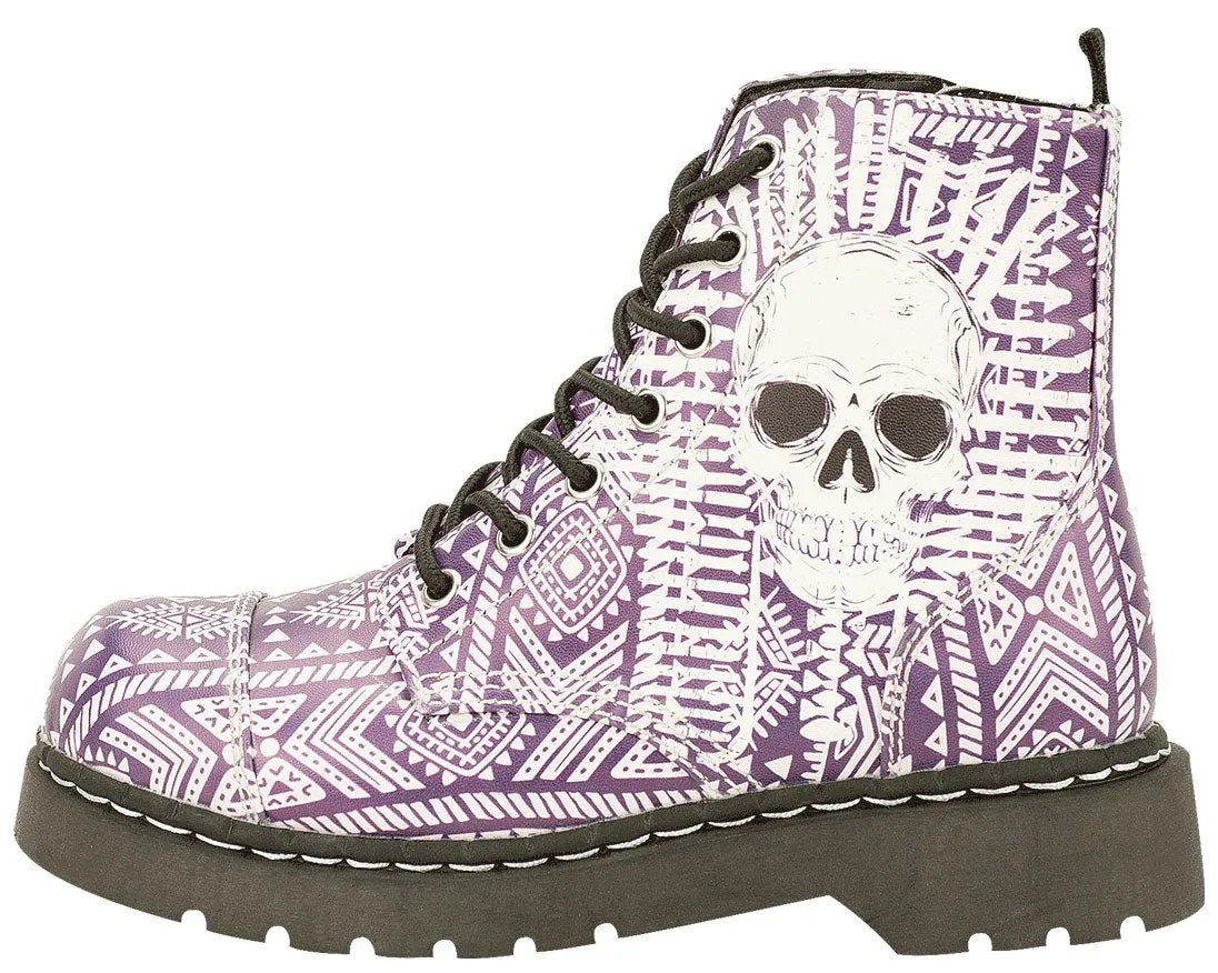 Aztec Skull Boots *ALL ITEMS FINAL SALE/NON-RETURNABLE*