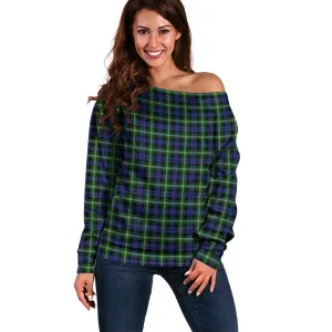 Baillie (Bailey) Tartan Off Shoulder Women Sweater