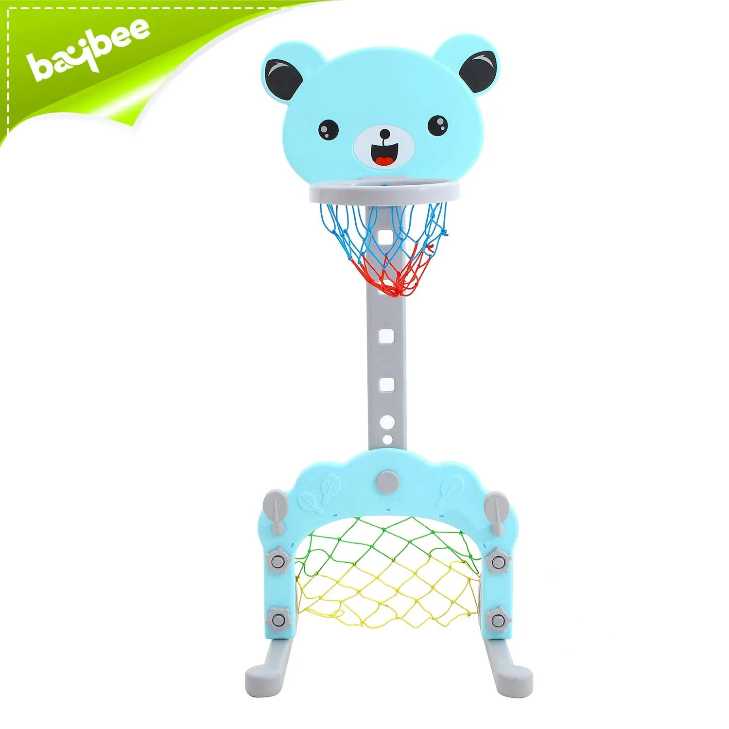 Baybee Multi Activity Sports Basketball Toys for Kids Basket Ball for Babies (Catbear)