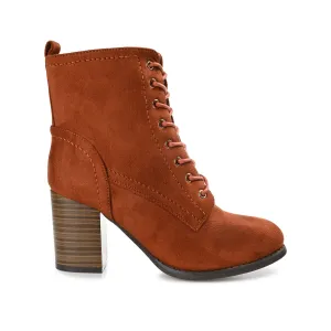 BAYLOR LACE-UP BOOTIES IN WIDE