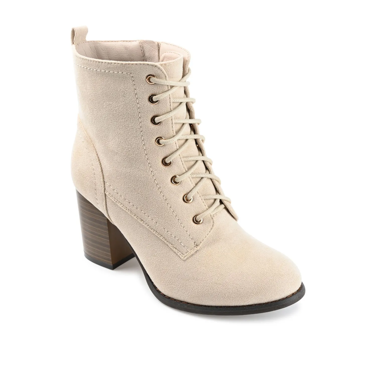 BAYLOR LACE-UP BOOTIES IN WIDE