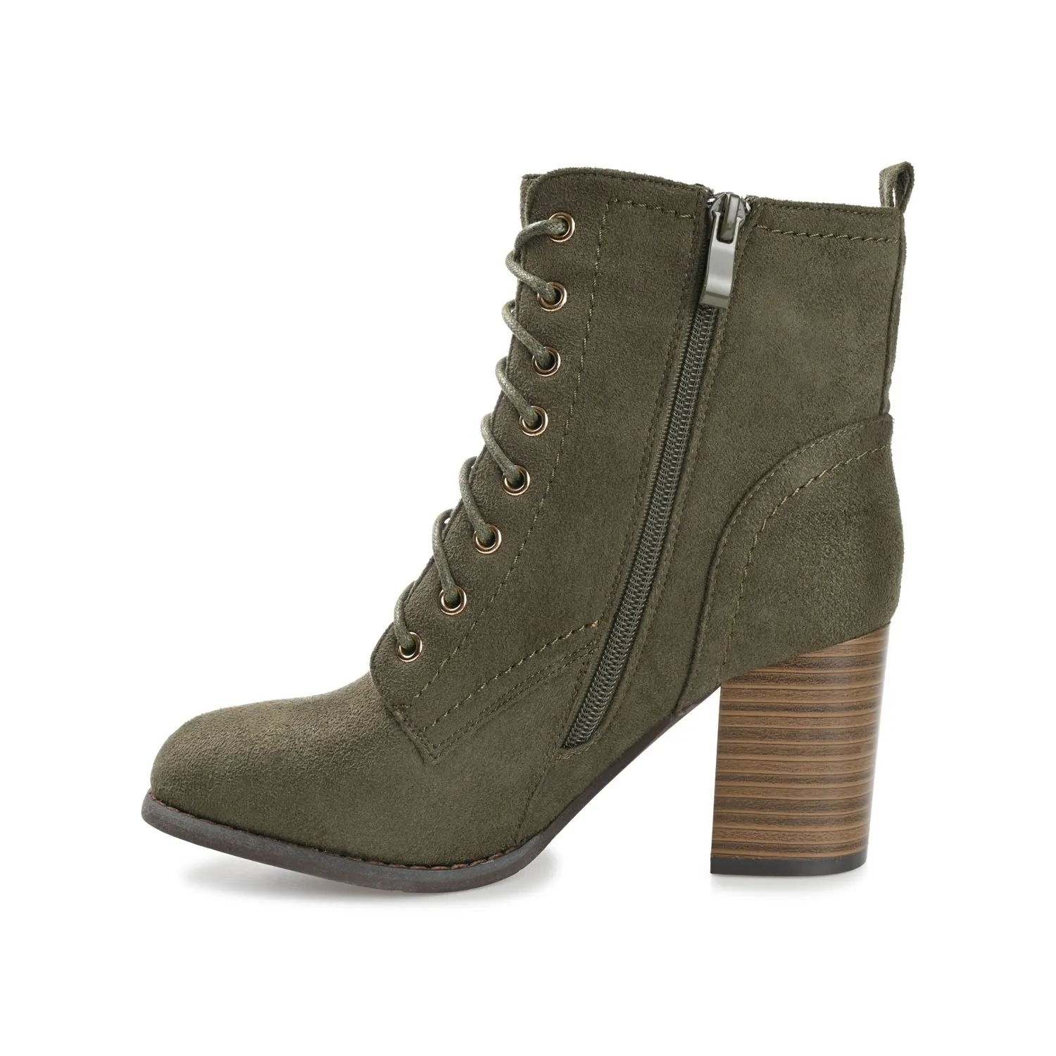 BAYLOR LACE-UP BOOTIES IN WIDE