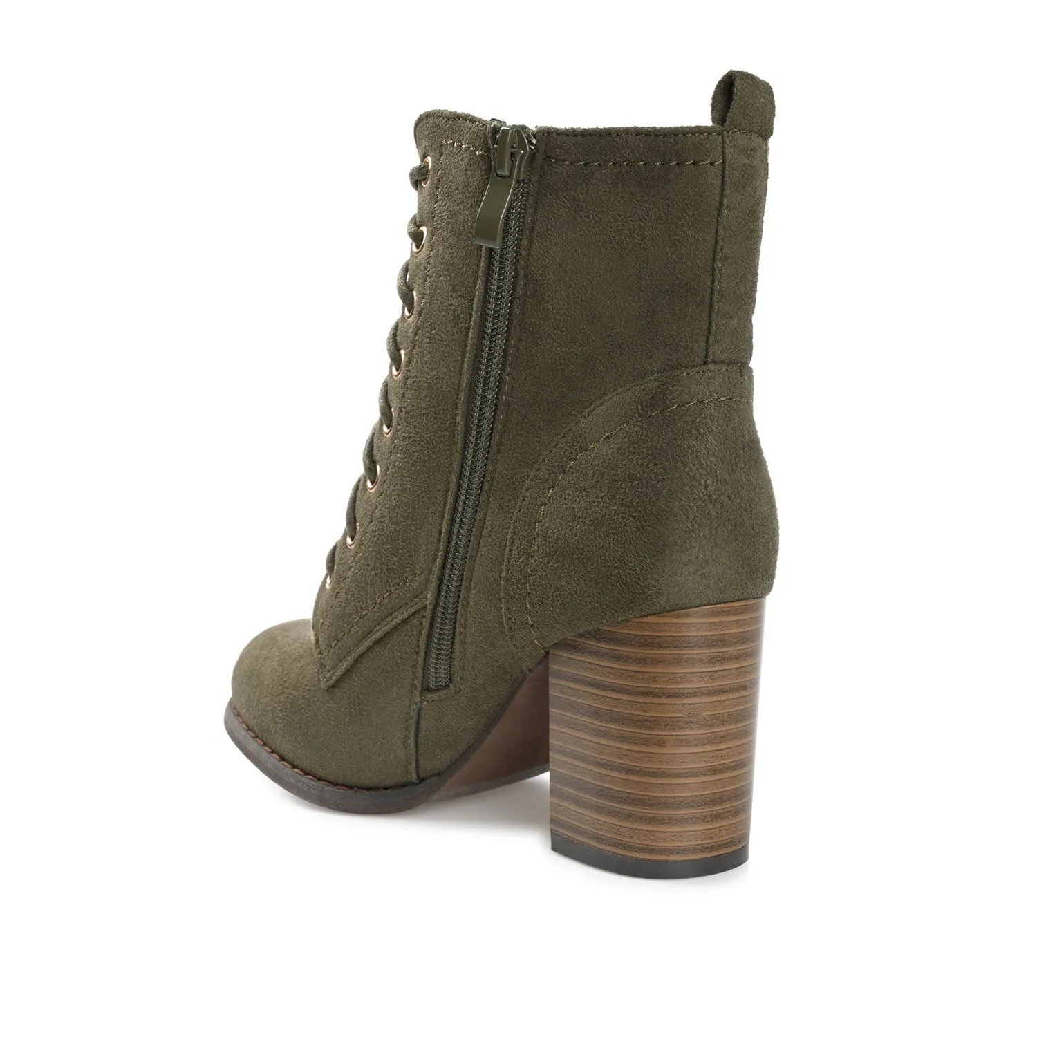 BAYLOR LACE-UP BOOTIES IN WIDE