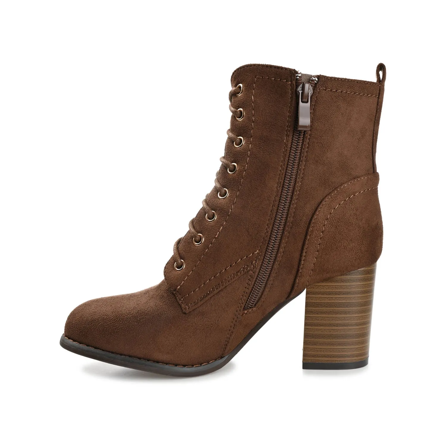 BAYLOR LACE-UP BOOTIES IN WIDE