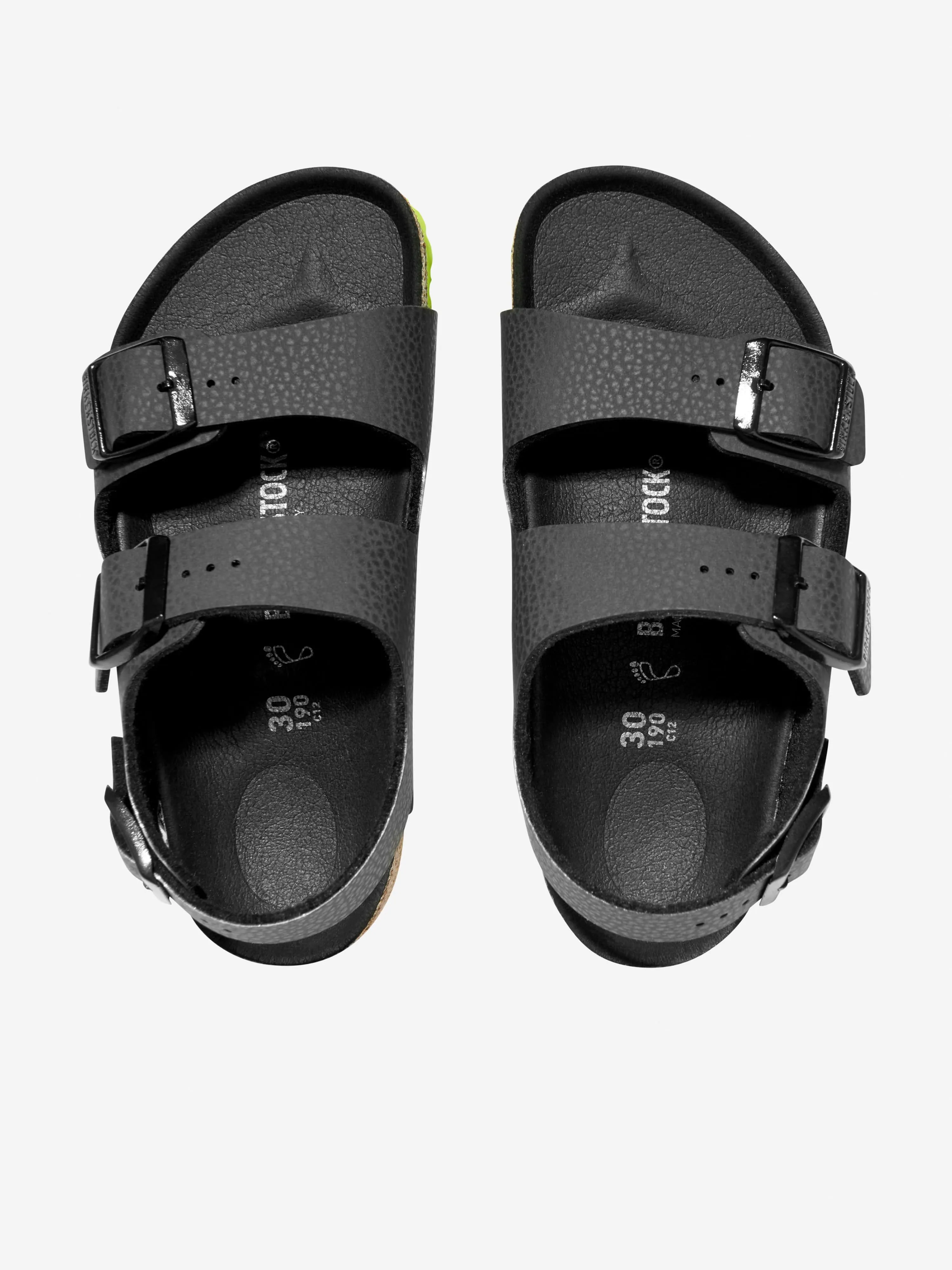 BIRKENSTOCK Boys Milano Sandals in Black