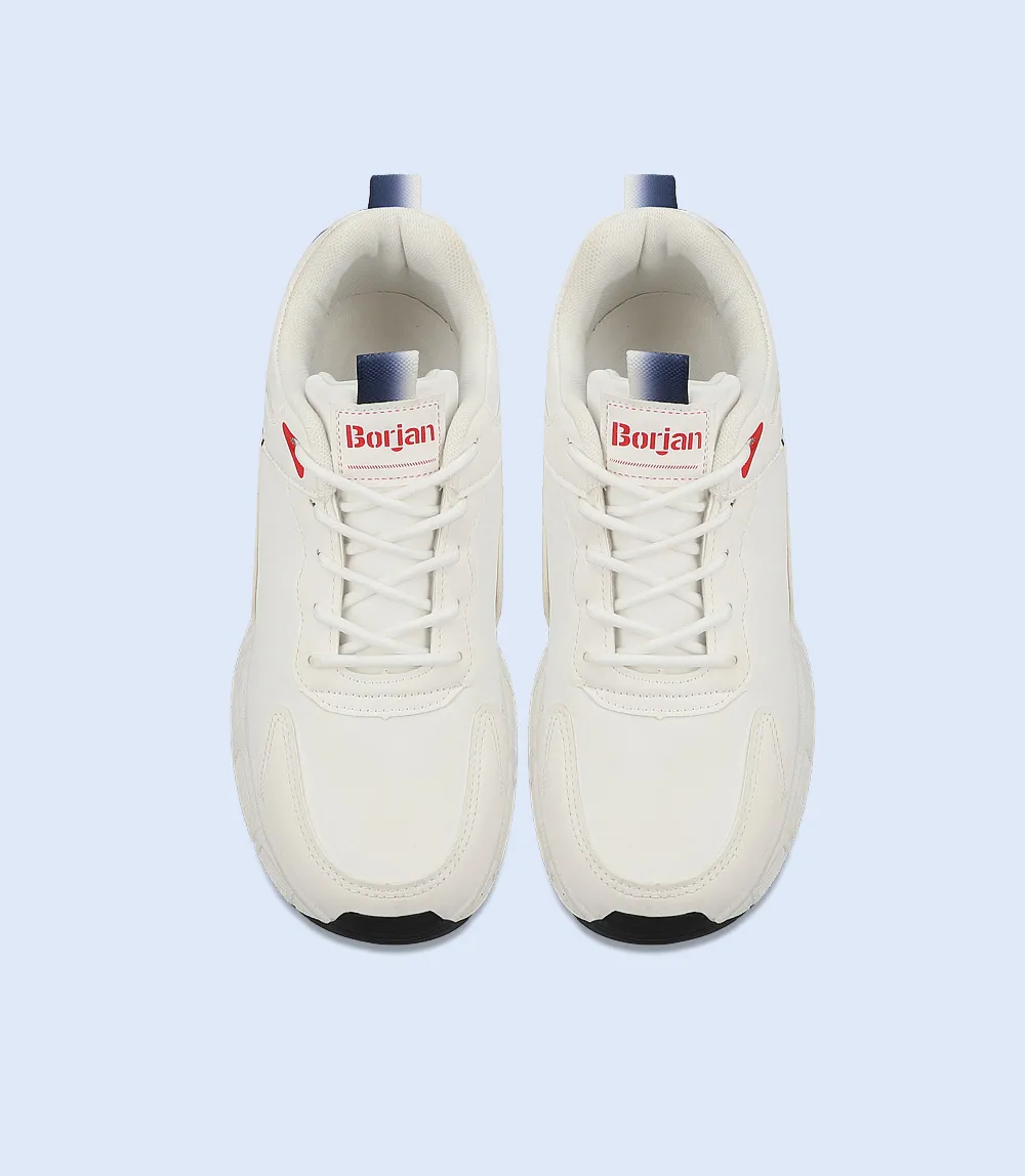 BM6280-WHITE-Men Sneakers