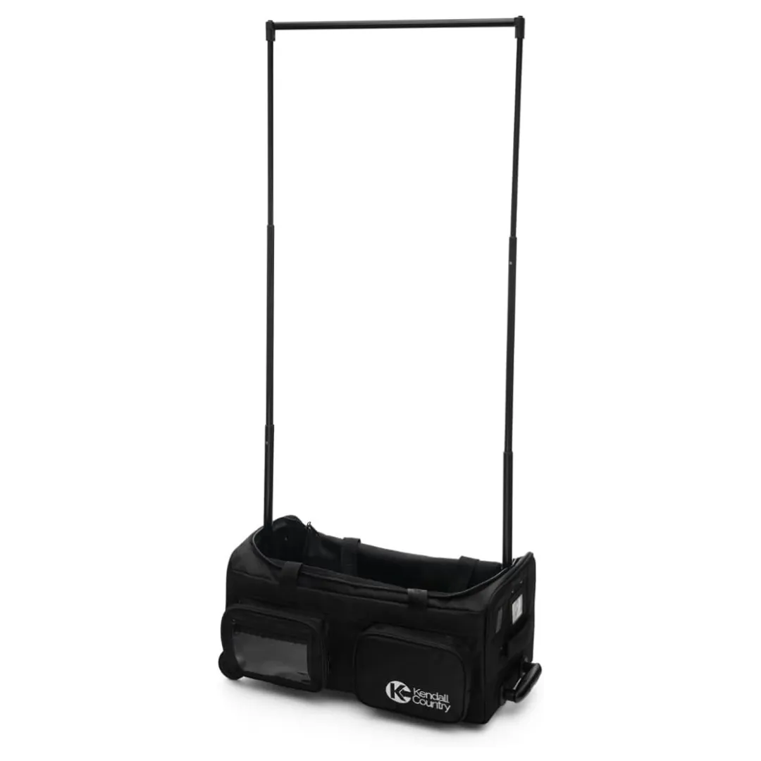 Carry On Dance Bag with Garment Rack - Raven Black, Small 22"