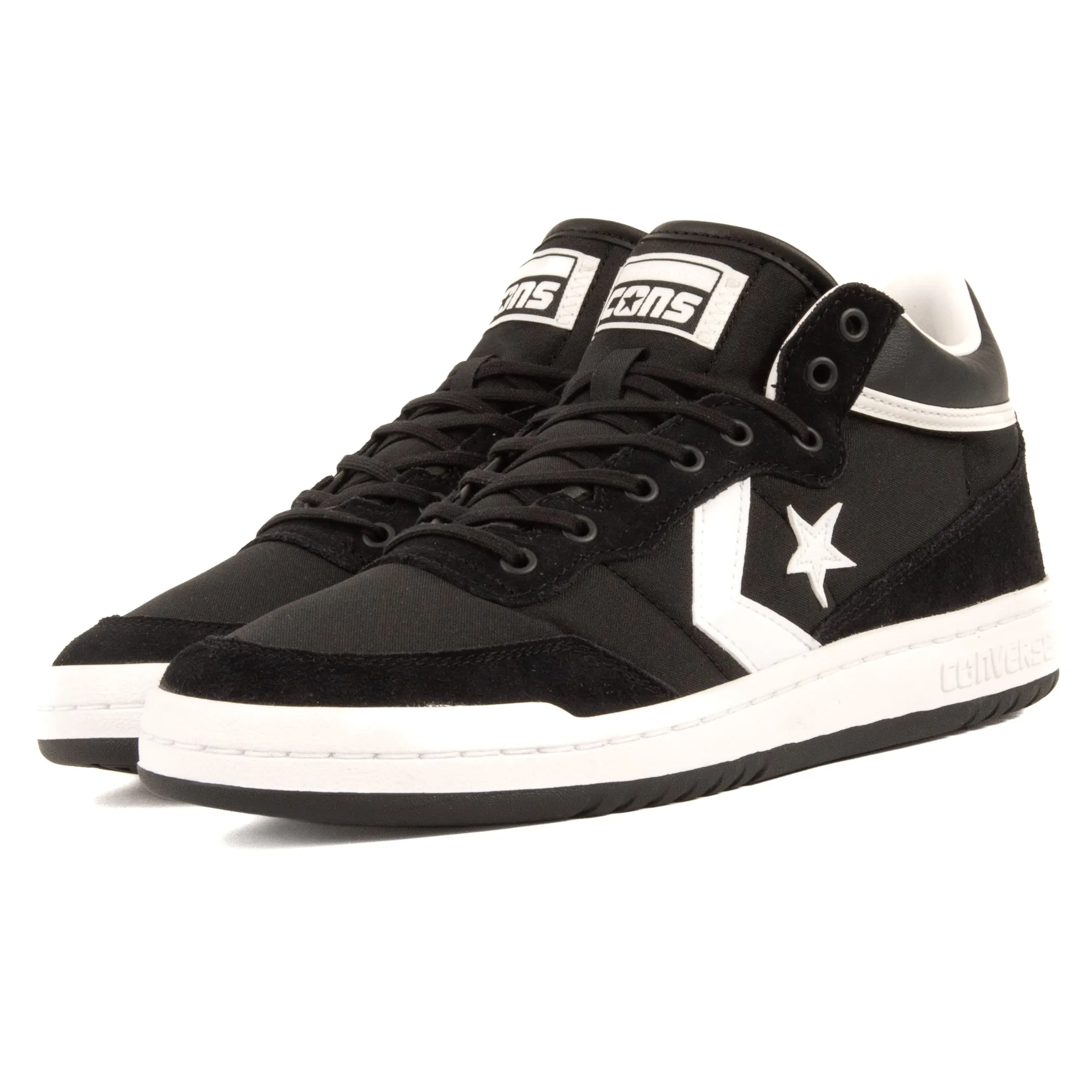 Cons - Fastbreak Pro Mid (Black/White/Black)