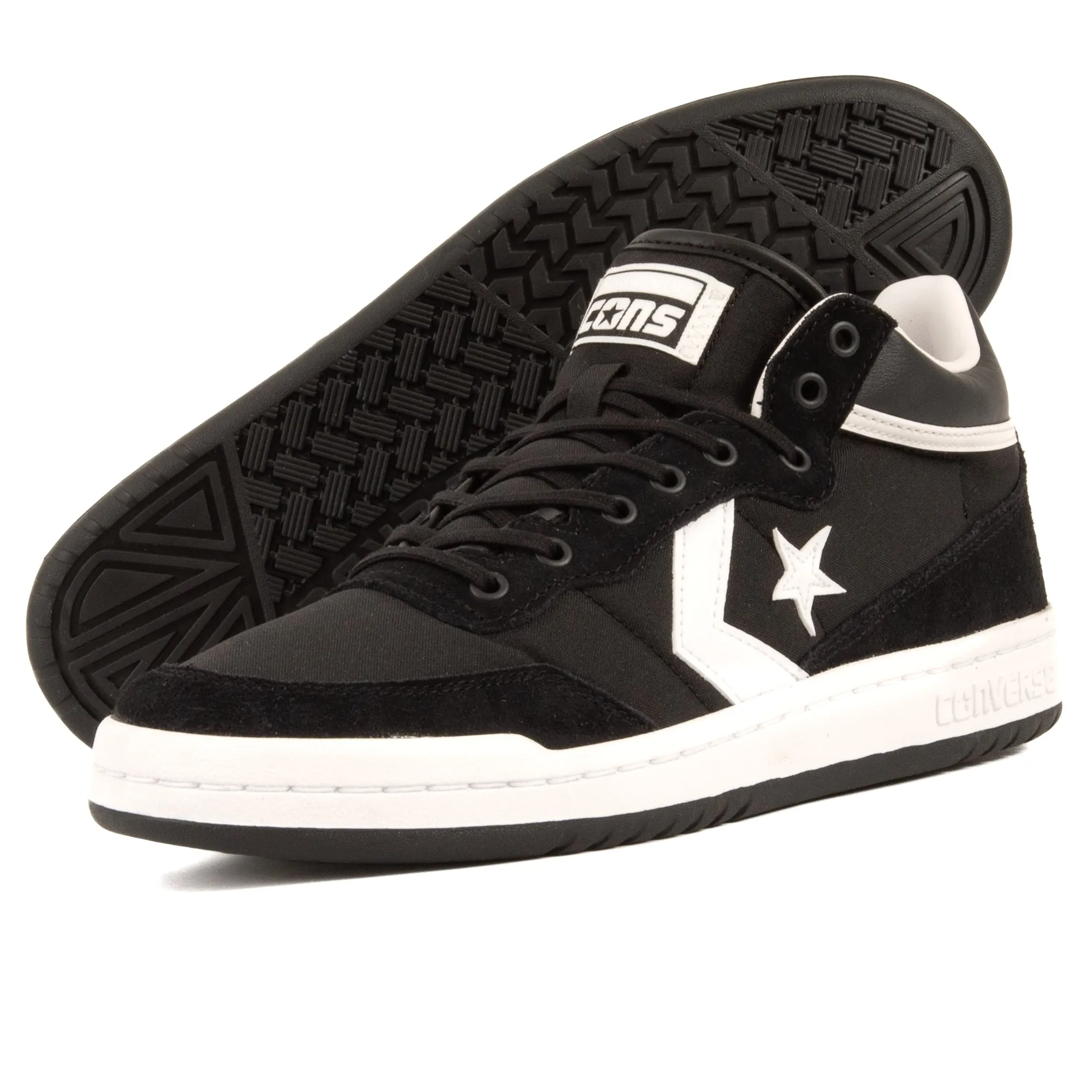 Cons - Fastbreak Pro Mid (Black/White/Black)