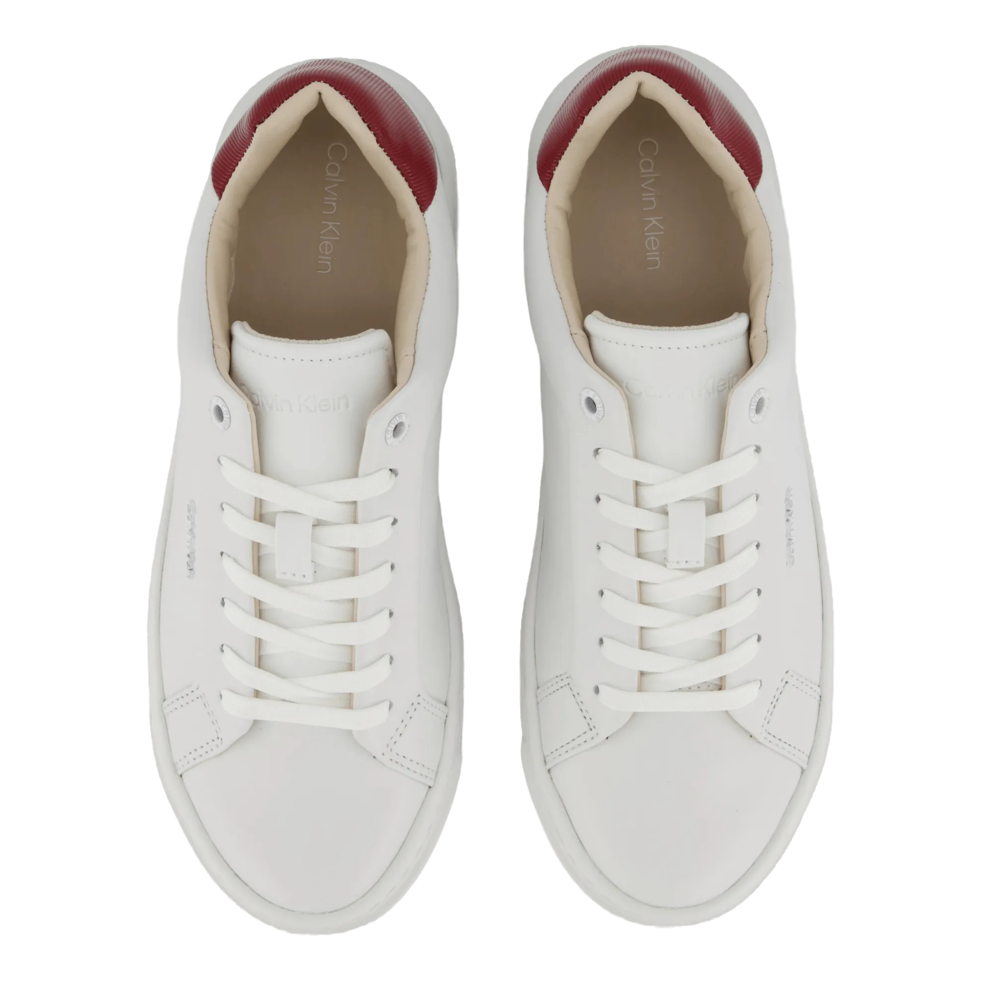 Cupsole Lace Up W/ml Lth Bright White/winery