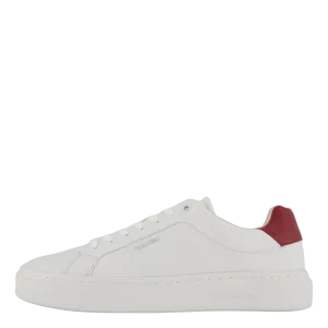 Cupsole Lace Up W/ml Lth Bright White/winery