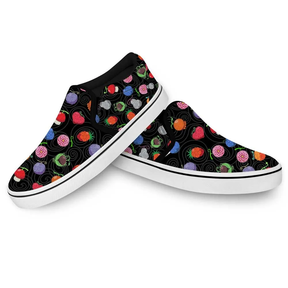 Devil Fruits Slip On Sneakers Custom Anime OP Shoes