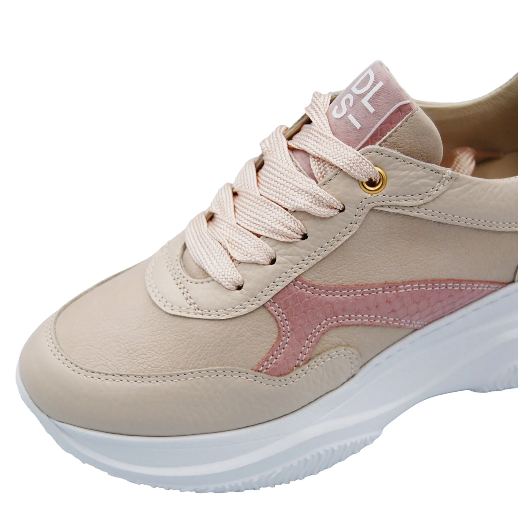 DL Sport Wedge Sole Sneaker Nude