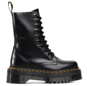 Dr. Martens Unisex Boots Jadon Hi Casual Lace-Up Zip-Up Goodyear-Welt Leather - UK 4