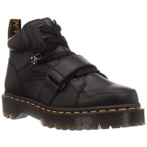 Dr. Martens Womens Boots Zuma II Casual Ankle Lace-Up Strap Virginia Leather - UK 6