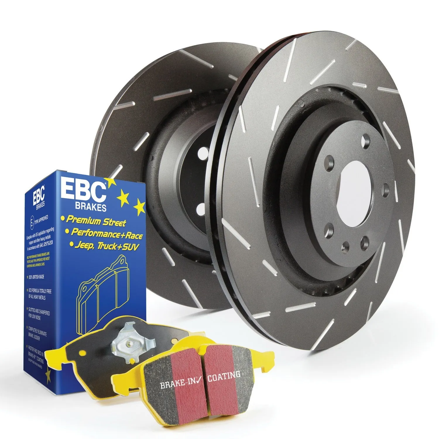 EBC Brakes S9KR1637 S9 Kits Yellowstuff and USR Rotors