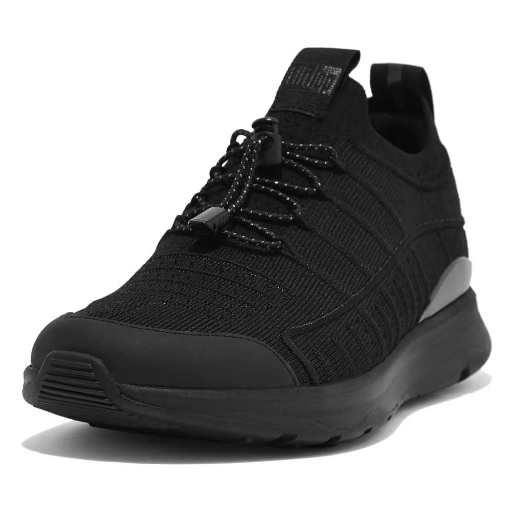 Fit Flop Vitamin FFX Knit Sport Sneakers | Black   White