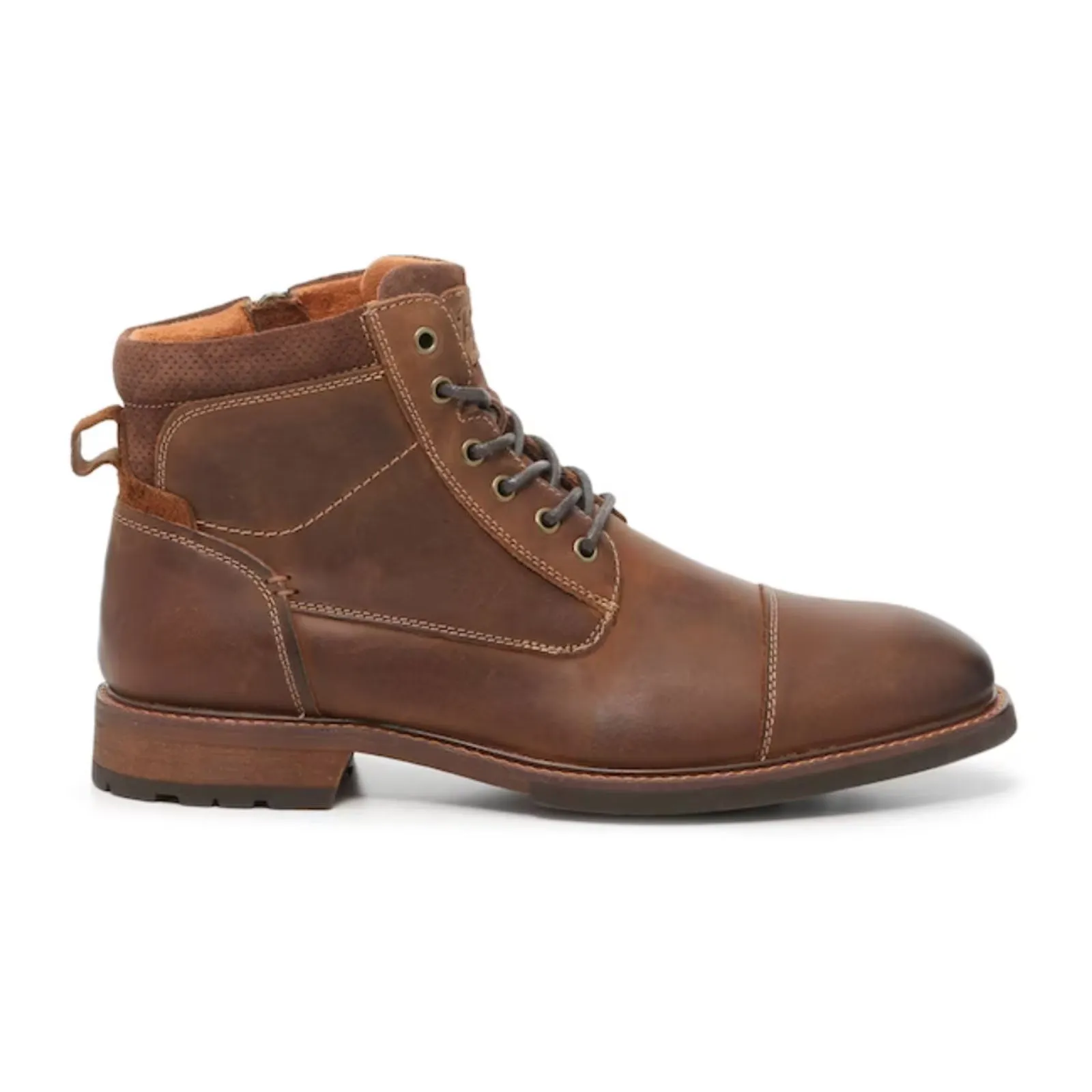 Florsheim Chalet Cap Toe Boot (Men) - Brown Crazy Horse