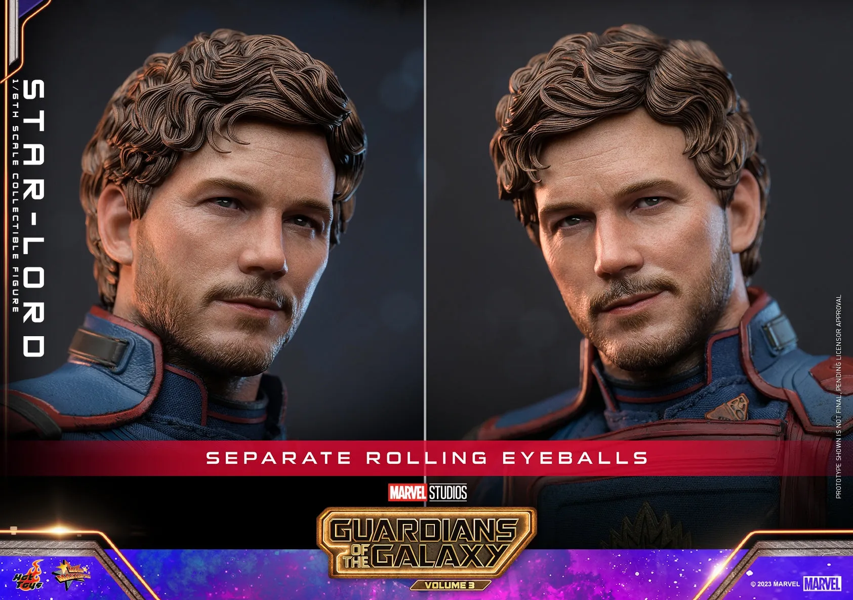 Hot Toys - MMS709 - Guardians of the Galaxy Vol. 3 - 1/6th scale Star-Lord Collectible Figure