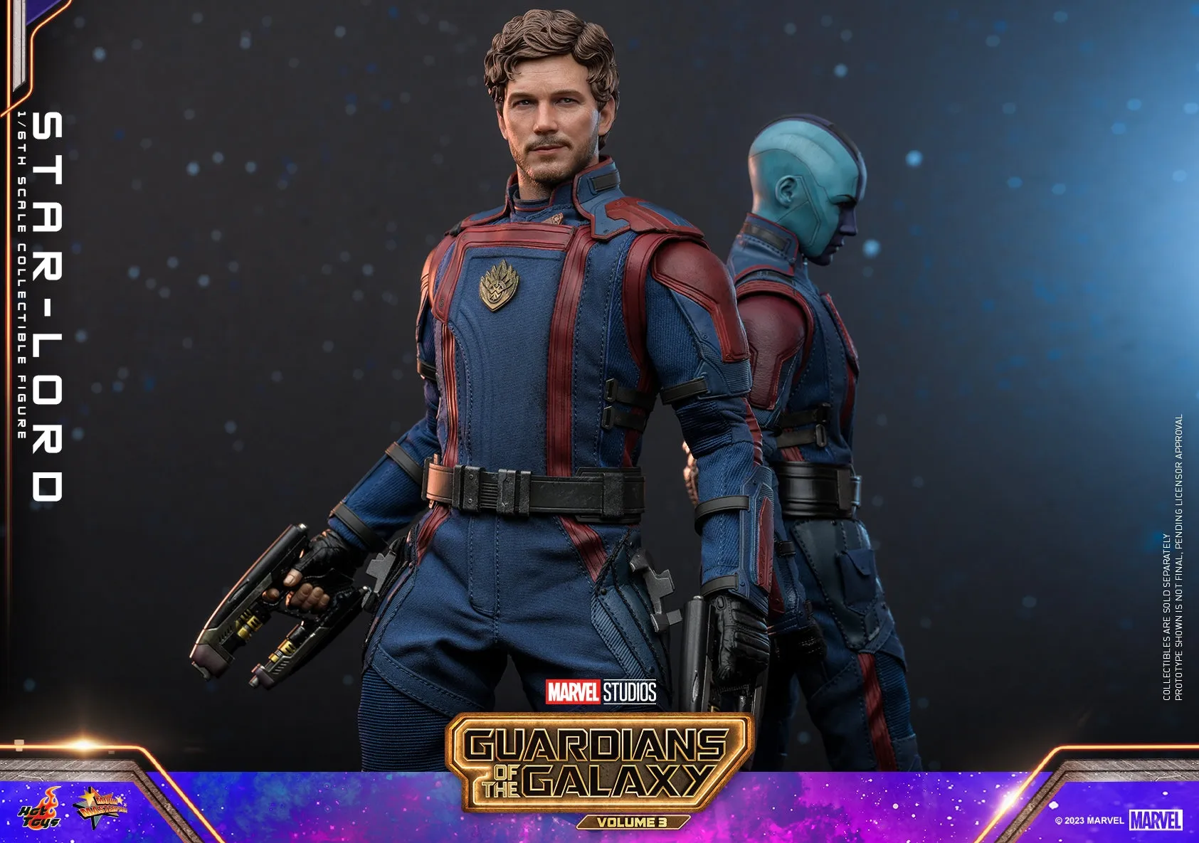 Hot Toys - MMS709 - Guardians of the Galaxy Vol. 3 - 1/6th scale Star-Lord Collectible Figure